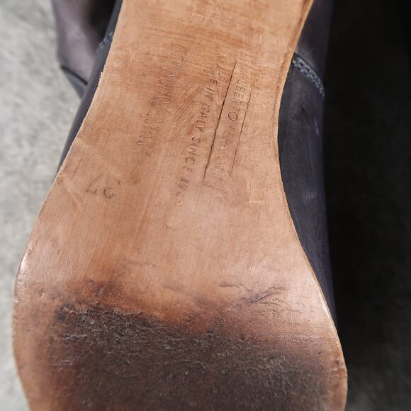 Alberto Fermani Shoes Womens 37 Heel Western Boot Fashion Leather Chiara Pull On - Picture 11 of 14